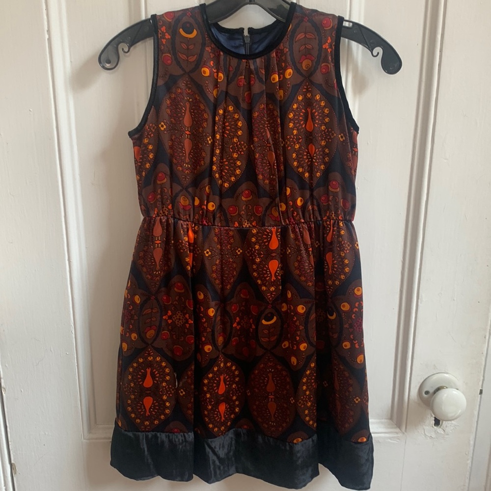 NWOT Little Marc Jacobs peacock print dress